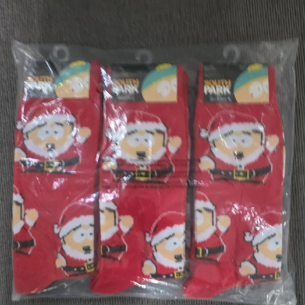 Mens Cartoon Character Socks Set, 3 Packs Of 6, 18 Total, New, Shoe Size 6-12.